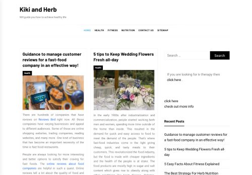 Kiki and Herb – Will guide you how to achieve healthy life