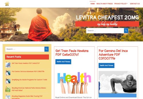 Levitra Cheapest 20Mg – my body my healthy