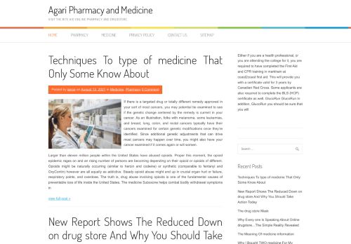 Agari Pharmacy and Medicine