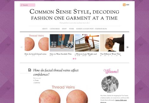Common Sense Style, decoding fashion one garment at a time