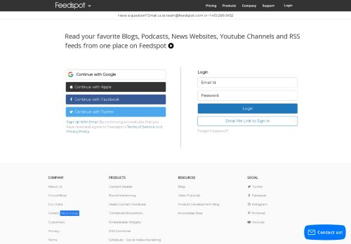 Feedspot - Read All Your Favorite Websites in one place