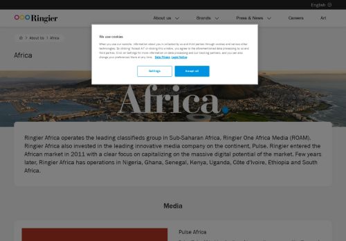 About Our Presence in Sub-Saharan Africa | Ringier