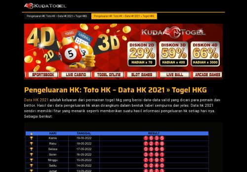 Pengeluaran HK: Toto HK - Data HK 2021 » Togel HKG
