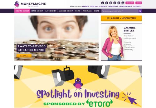 MoneyMagpie.com For a Richer Life - Homepage
