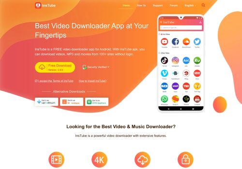 InsTube - Best YouTube Video Downloader App for Android 2022