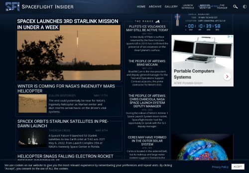 SpaceFlight Insider - For the inside line on Space Flight news