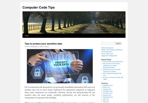 
Computer Code Tips	