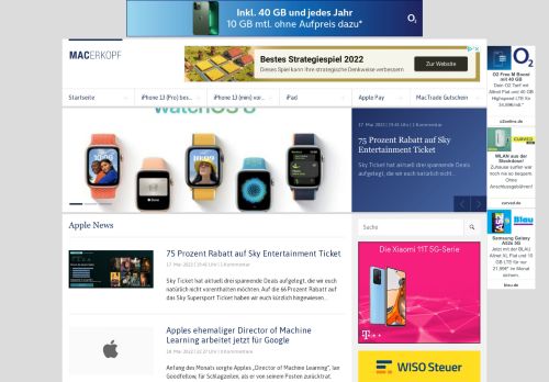 Macerkopf › Apple News, iPhone 14 & 14 Pro, iOS 16, iPad Pro, iPadOS, Apple Watch 8 und mehr
