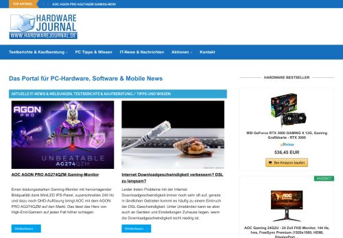 Hardwarejournal.de | PC-Hardware, Software & Mobile News