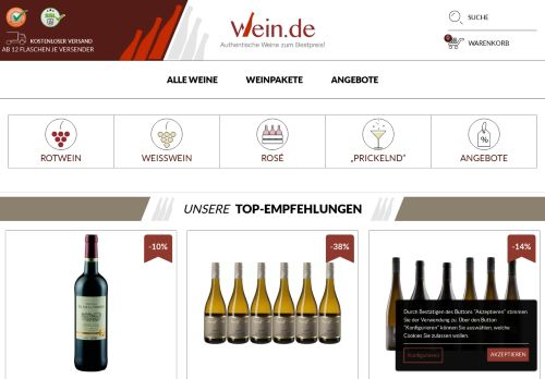 Wein.de - Qualitätswein von Winzern online kaufen