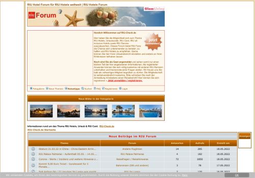 RIU Hotel Forum für RIU Hotels weltweit | RIU Hotel Urlaub & Reisen