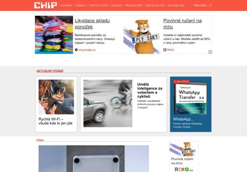 Informace, testy a novinky o hardware, software a internetu – CHIP.cz