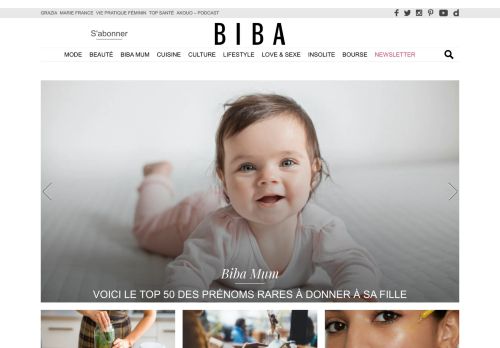 Biba Magazine - Biba : magazine féminin Mode, Beauté, Psycho, Sexo, Pratique - Biba