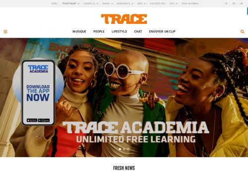 TRACE FR : Premier sur les news People, la musique, le lifestyle, le divertissement et les cultures urbaines et afro-urbaines.