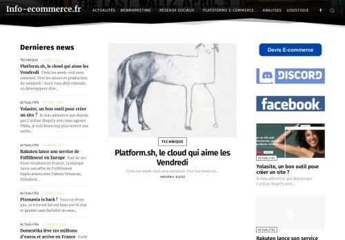 Info-Ecommerce.fr | E-commerce & E-business vu par des e-commerçants