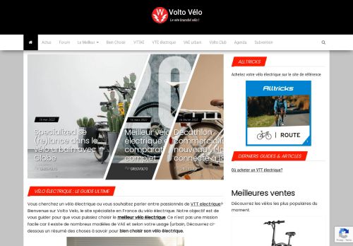 Volto Velo : choisir le meilleur vélo électrique et VTTAE