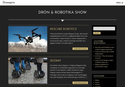 Droneprix – DRÓN & ROBOTIKA SHOW