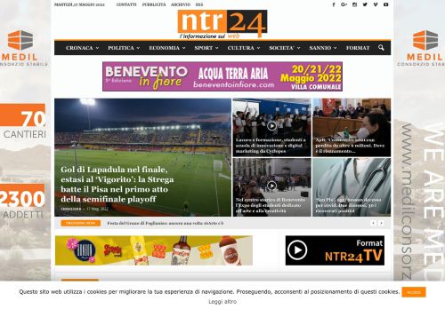 NTR24-Benevento e Sannio notizie su cronaca,politica,sport,eventi,cultura