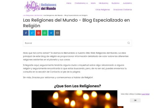 Las Religiones Del Mundo - Blog Especializado En Religión