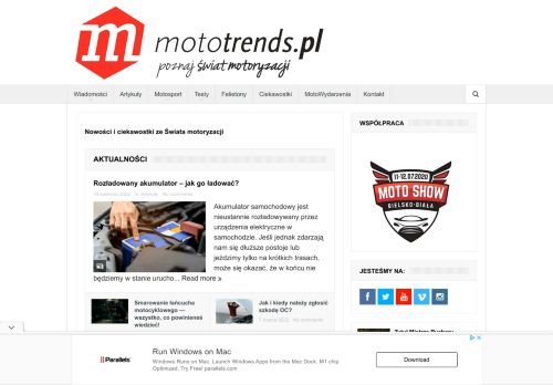 Magazyn motoryzacyjny tworzony z pasj?! | mototrends.pl