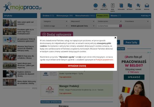 mojapraca.pl - regionalny serwis pracy
