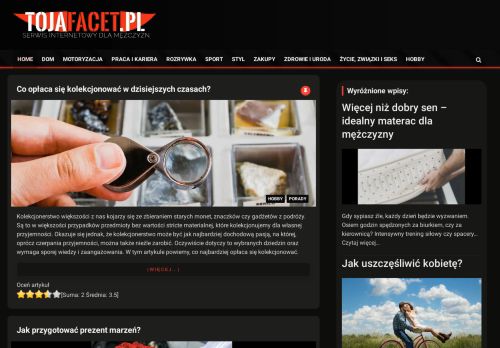 Tojafacet.pl - Serwis internetowy dla m??czyzn /// Facet PL