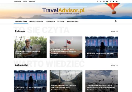 TravelAdvisor.pl - opinie o podrÃ³Å¼ach i turystyce