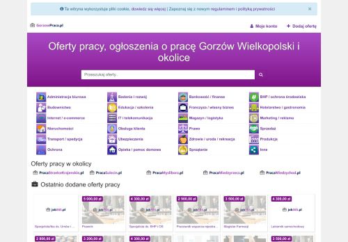 Praca Gorzów Wielkopolski, oferty pracy Gorzów Wielkopolski