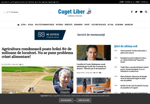 Stiri Constanta Online - Ziarul Cuget Liber de Constanta