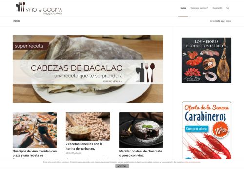 Blog de gastronimia gallega y mundial. Descubre recetas únicas