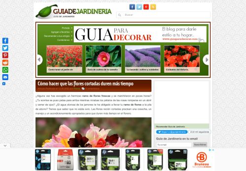 Guía de Jardinería. Información, ténicas y consejos útiles