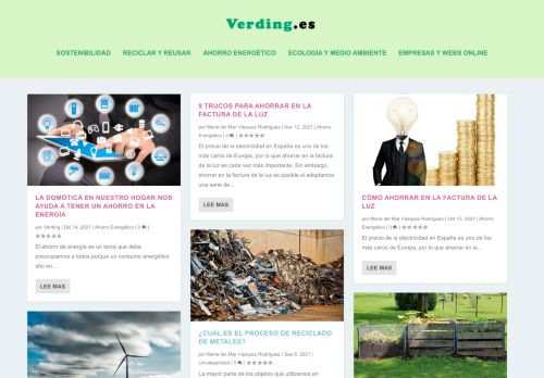 Revista Ecológica y Blog sobre el Medio Ambiente | Verding.es