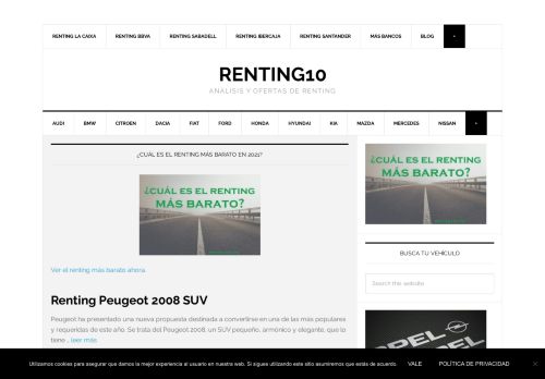 Renting10.com / Review / Valoracion / OFERTAS 2022