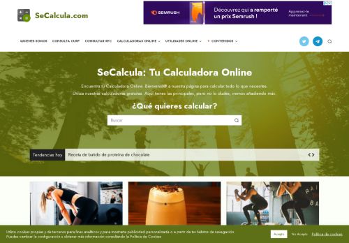 Calculadora Online y Artículos para tu Vida Diaria con SeCalcula
