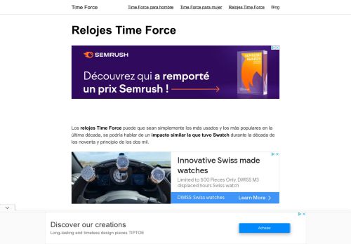 Relojes Time Force - Time Force