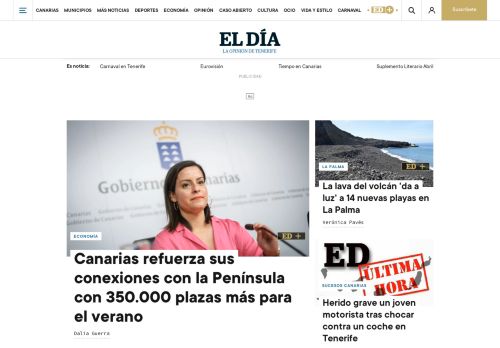 
    Eldía.es Tenerife - Noticias de Tenerife, Canarias, España y el mundo en Eldía.es Tenerife
            