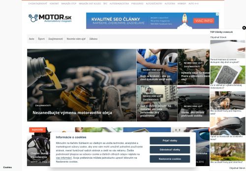 Motor.sk - Motoristický lifestylový magazín
