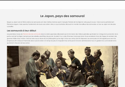 Japon Samouraï : tout sur le Japon