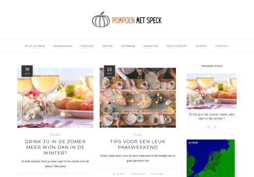 Pompoen met Speck - foodblog vol inspirerende artikelen!