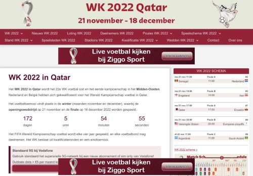 WK 2022 in Qatar: alles over het WK 2022 voetbal