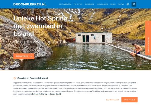 Droomplekken.nl: De mooiste bestemmingen ter wereld