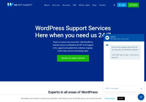 WordPress Support Services | 24/7 WordPress Maintenance