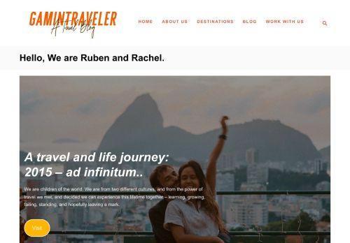 Gamintraveler - World Travel & Digital Nomad Blog by Ruben and Rachel