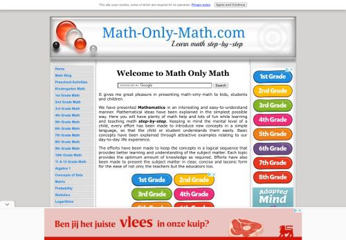 Math Only Math | Learn math step-by-step.