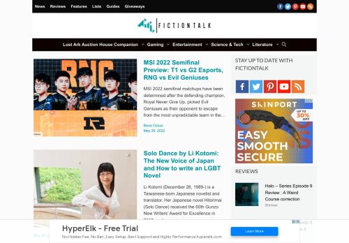 FictionTalk - Gaming News & Reviews, Entertainment, Tech
