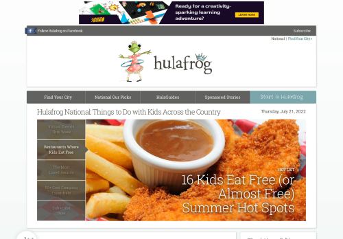 
		Hulafrog | Local Things for Kids to Do 	
