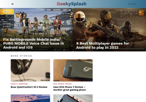 GeekySplash – Another awesome tech blog!