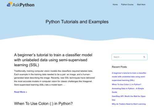 AskPython - Python Tutorials for Beginners and Experienced Programmers