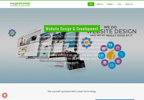 Website Design and Development Services New York, USA | Mygeekshelp
