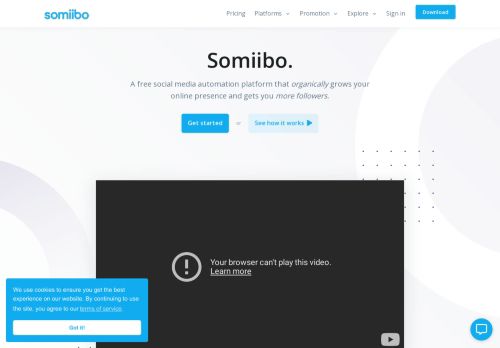 Social Media Bot - Automate SoundCloud, Instagram, Twitter, and more - Somiibo
